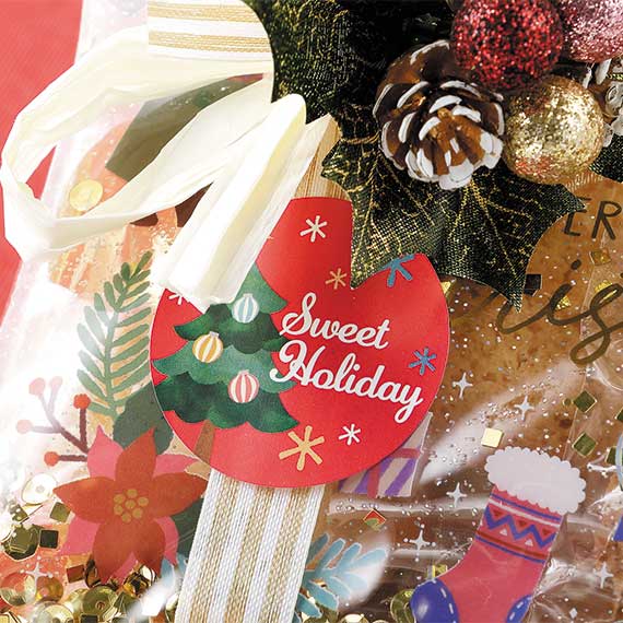 (対象画像) アソートツリーシール2柄アソート（100枚入）