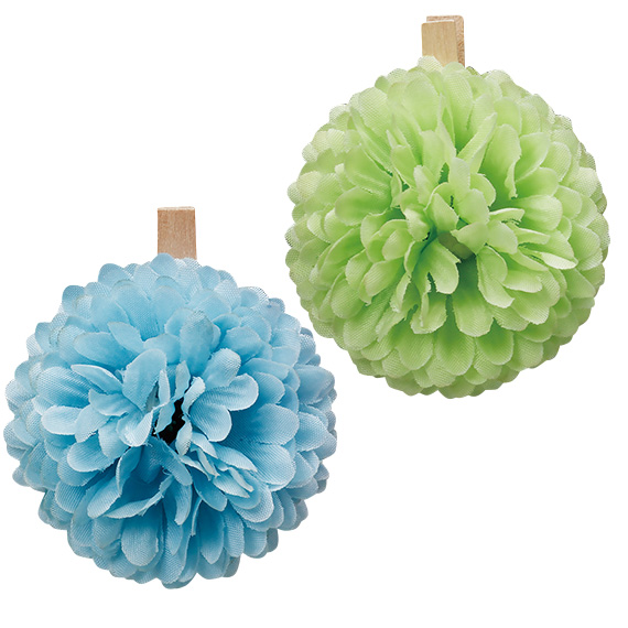 ブルーポム クリップ付き 2色(24個入) (対象画像) ブルーポム クリップ付き 2色(24個入)