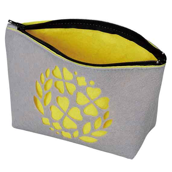 (対象画像) クローバーポーチ グレー（10個入）