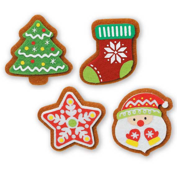 ジンジャークッキークリップ(12個入) (対象画像) ジンジャークッキークリップ(12個入)