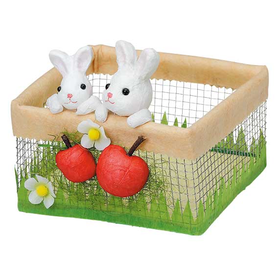 (対象画像) うさぎが2匹（6個入）