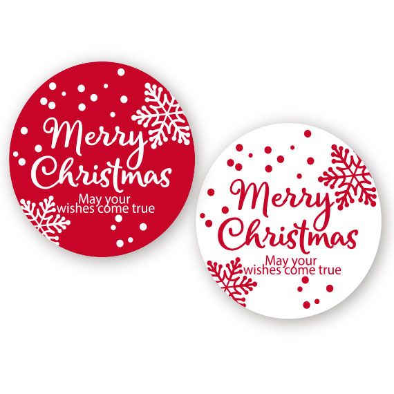 メリーシール30φ 2色アソート(100枚入) (対象画像) メリーシール30φ 2色アソート(100枚入)